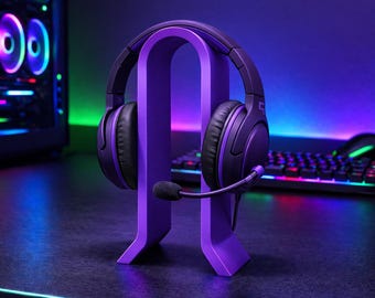 Minimalist Headphone Stand | Gaming, Apple AirPods Max, Bose QC45 Holder