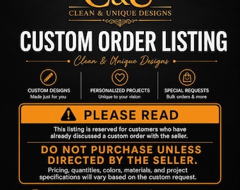 Placeholder for Custom Orders