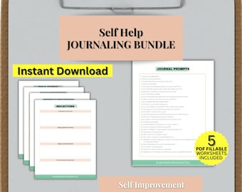 Preguntas para un diario de reflexión diario y mensual: Manejo del estrés por exceso de pensamiento (Descarga digital)