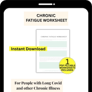 Werkblad Chronische vermoeidheid Polyvagale therapie, somatische therapie, zenuwstelsel en mitochondriën (invulbare pdf)