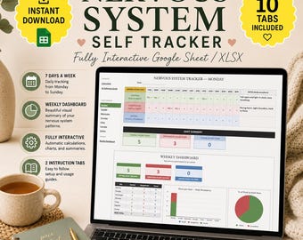 Registro del sistema nervioso, terapia somática polivagal, apoyo para enfermedades crónicas (PDF rellenable)