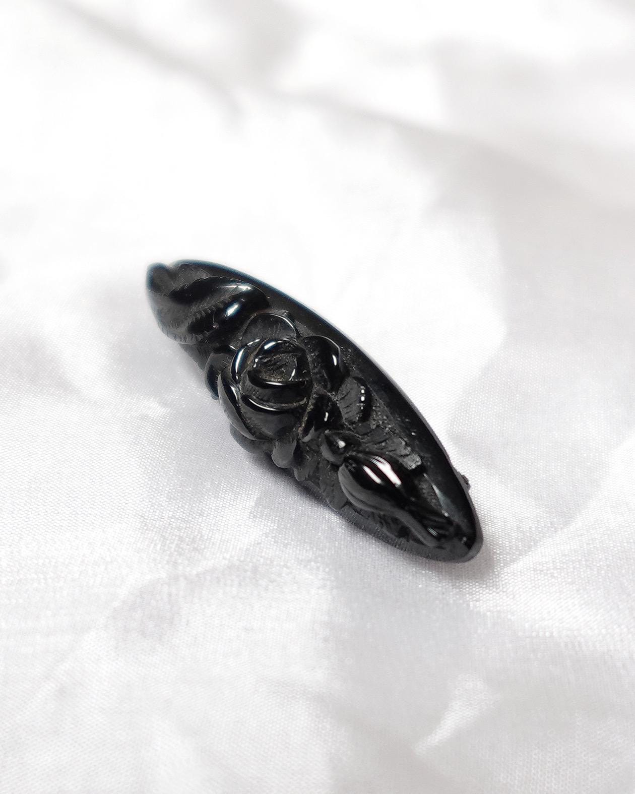 Antique victorian jet mourning jewelry - Etsy 日本