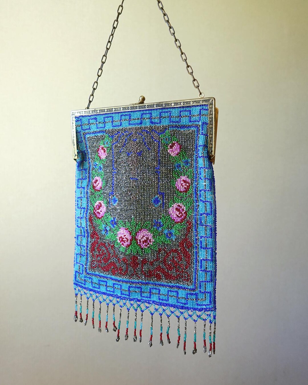 Early 1900's Micro Glass Beaded Purse - Etsy