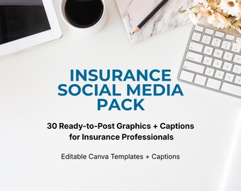 30 Editable Social Media Post Templates for Insurance Agents