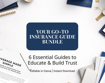 Six Professionally Designed Insurance Guides