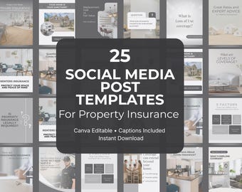 Property Insurance Social Media Templates