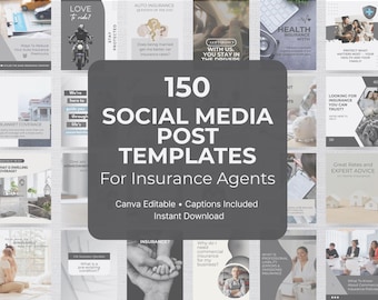 Insurance Agents Ultimate Social Media Template Package