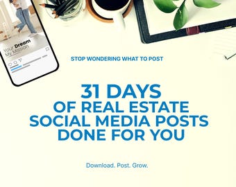 One Month of Real Estate Social Media