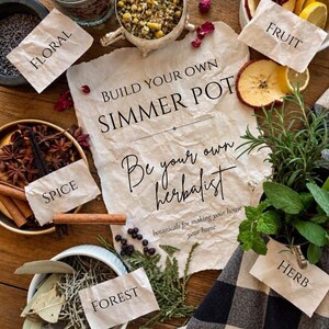 Build Your Own Simmer Pot | Custom Botanical Blend | Stovetop Potpourri