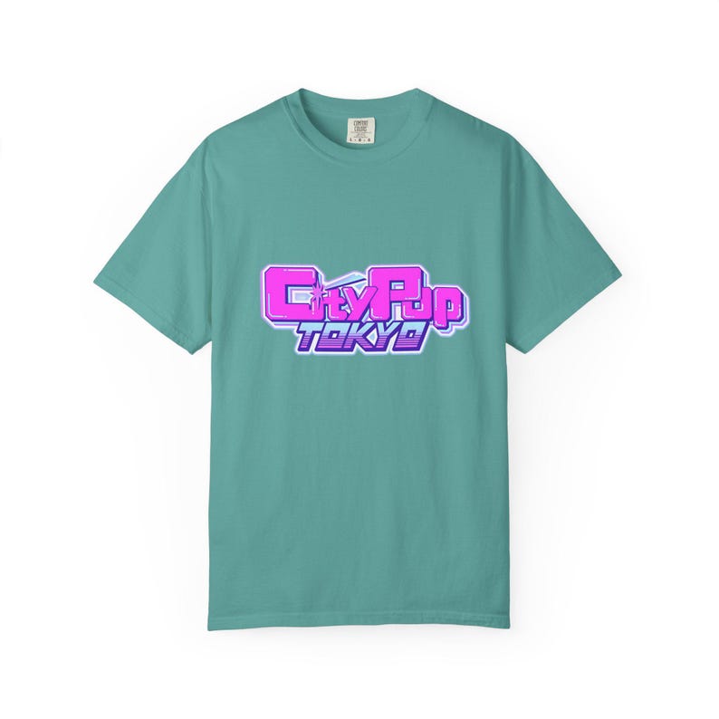 Japan jaren 90 retro Y2K unisex T-shirt "City Pop Tokyo" Japan modern retro T-shirt (100% Amerikaans katoen) afbeelding 15