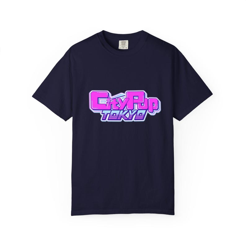 Japan jaren 90 retro Y2K unisex T-shirt "City Pop Tokyo" Japan modern retro T-shirt (100% Amerikaans katoen) afbeelding 10