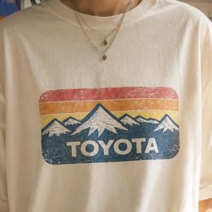 Japanese 90s Retro Y2K T-Shirt UNISEX "TOYOTA" Japan Modern Retro Tee (100% US Cotton)