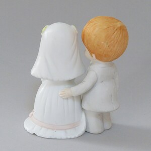 vintage LEFTON wedding cake topper, 04466, small wedding couple figurine, wedding cake toppers, wedding supplies, weddings image 2