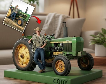 Custom From Any Photo - Personalized Farmer Custom Shaped Acrylic Plaque