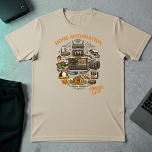 Home Automation Homelab T-Shirt | Smart Home Server Raspberry Pi Linux Tech Shirt