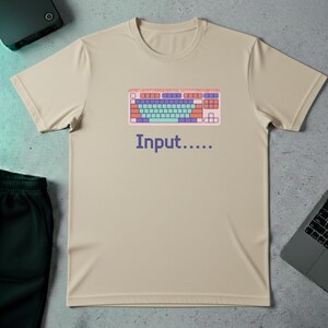 T-shirt met toetsenbordinvoer | Programmeur Sysadmin Terminal Tech Nerd Tee