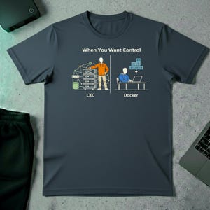 When You Want Control T-Shirt | Self Hosting Homelab Tee | DevOps Tech Gift