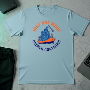 Docker-T-shirt – nog maar één container, DevOps Engineer Homelab-T-shirt