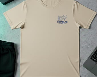 Homelab Doodle Back Print Graphic Tee, Computer Nerd Tech Workspace T Shirt, Programmer Developer Coding Unisex Top, Network IT Geek Gift