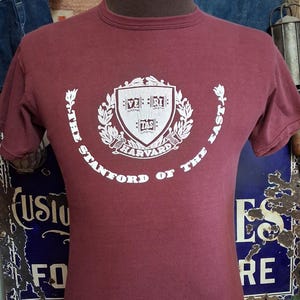 80s Harvard Tshirt - Etsy