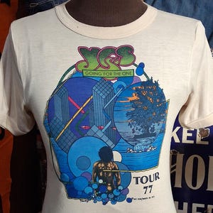 Yes Band T Shirt 1977 - Etsy
