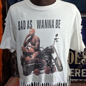 Dennis Rodman Shirt Bad as I Wanna Be - Etsy