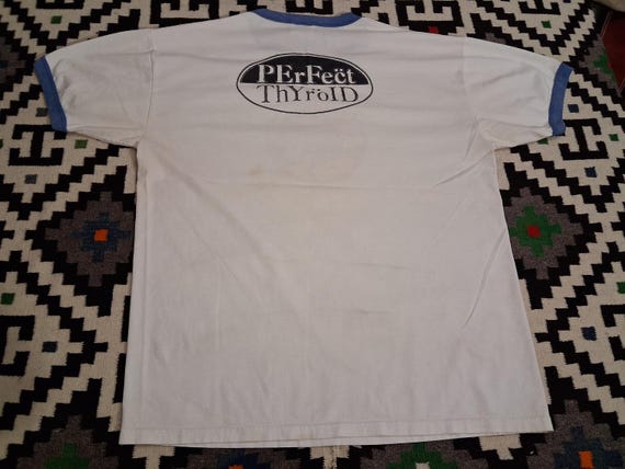 Vintage 90s Perfect Thyroid Rock Raggae Ska Punk Funk concert tour cotton single stitch ringer music fan band tee t shirt 48 XL View 6