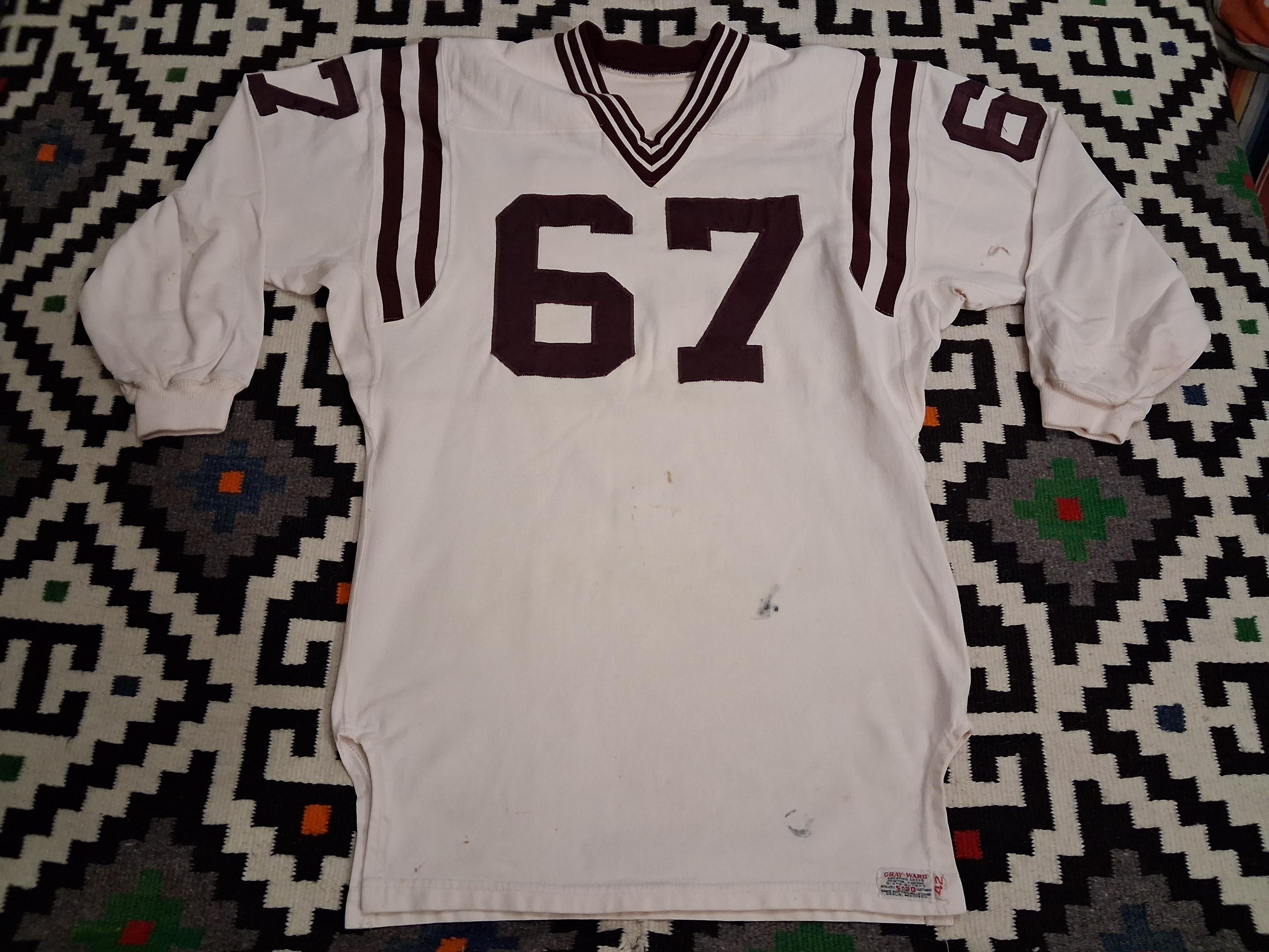 Vintage 1960s Football Jersey - Etsy