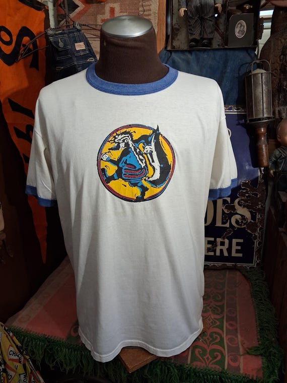 Vintage 90s Perfect Thyroid Rock Raggae Ska Punk Funk concert tour cotton single stitch ringer music fan band tee t shirt 48 XL