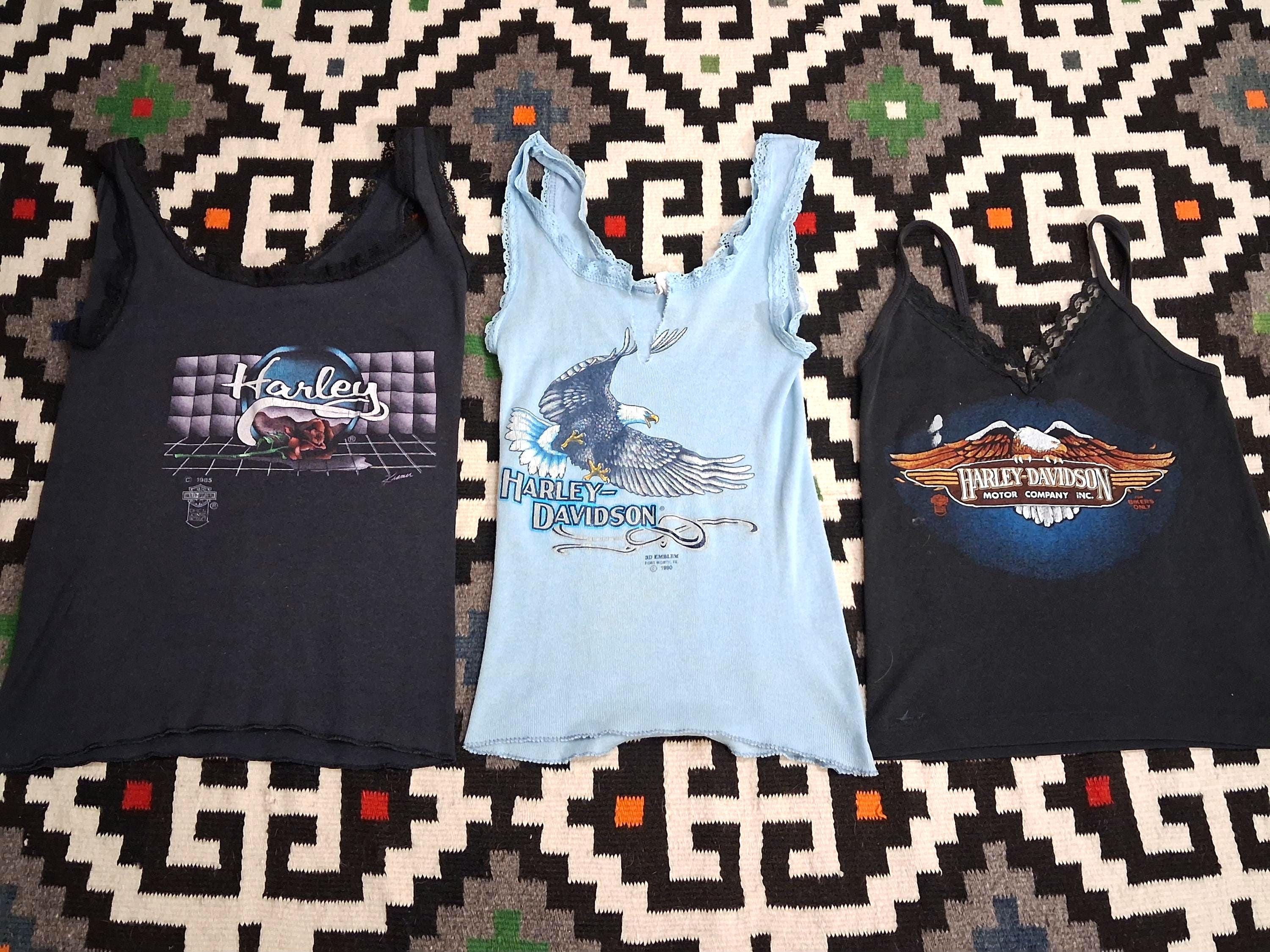 Harley davidson women tank top - Etsy 日本