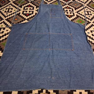 1950s Denim Apron - Etsy