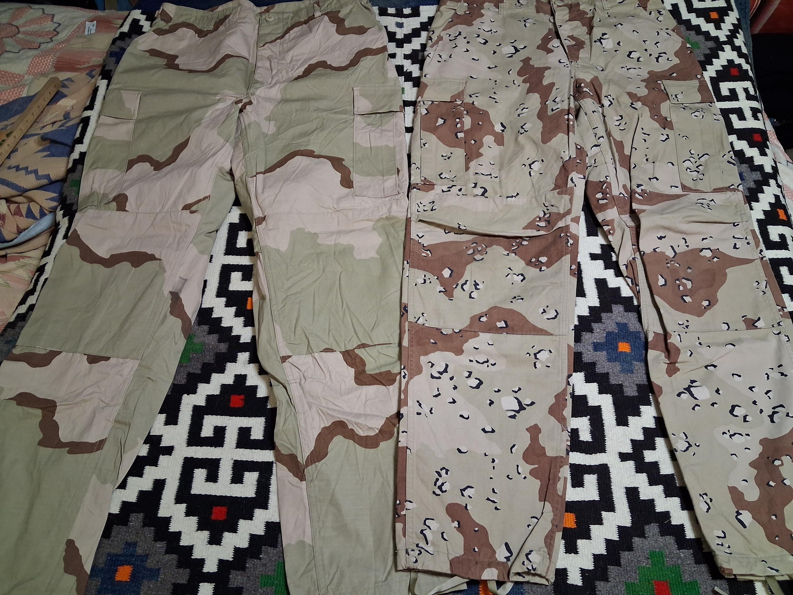 Ensemble Militaire Desert Blouse S-Long + Pantalon S-Short - Taille 27-31 - Neuf Sans étiquettes - US