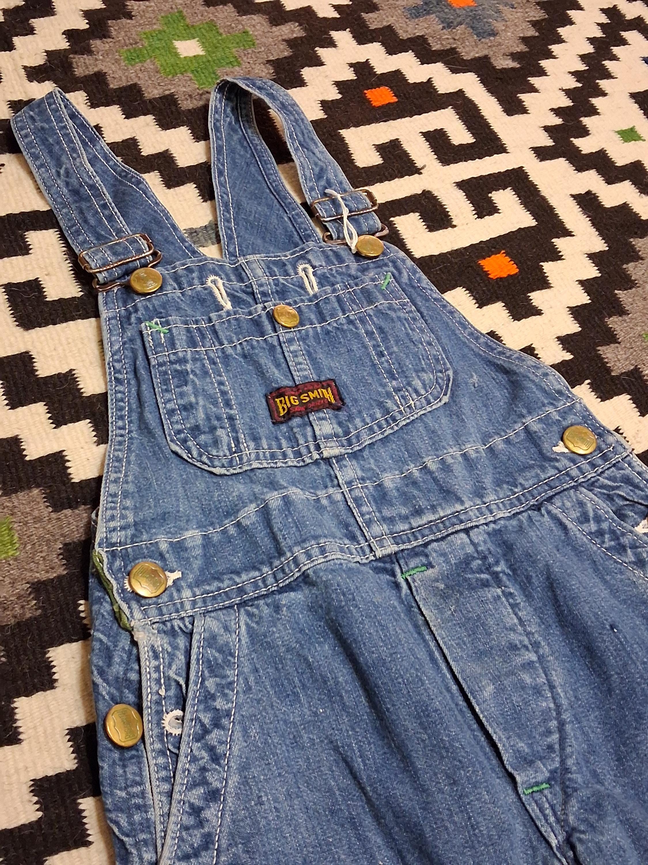 希少 ヴィンテージ Big Smith オーバーオール 総柄 Big Smith Overalls - Etsy