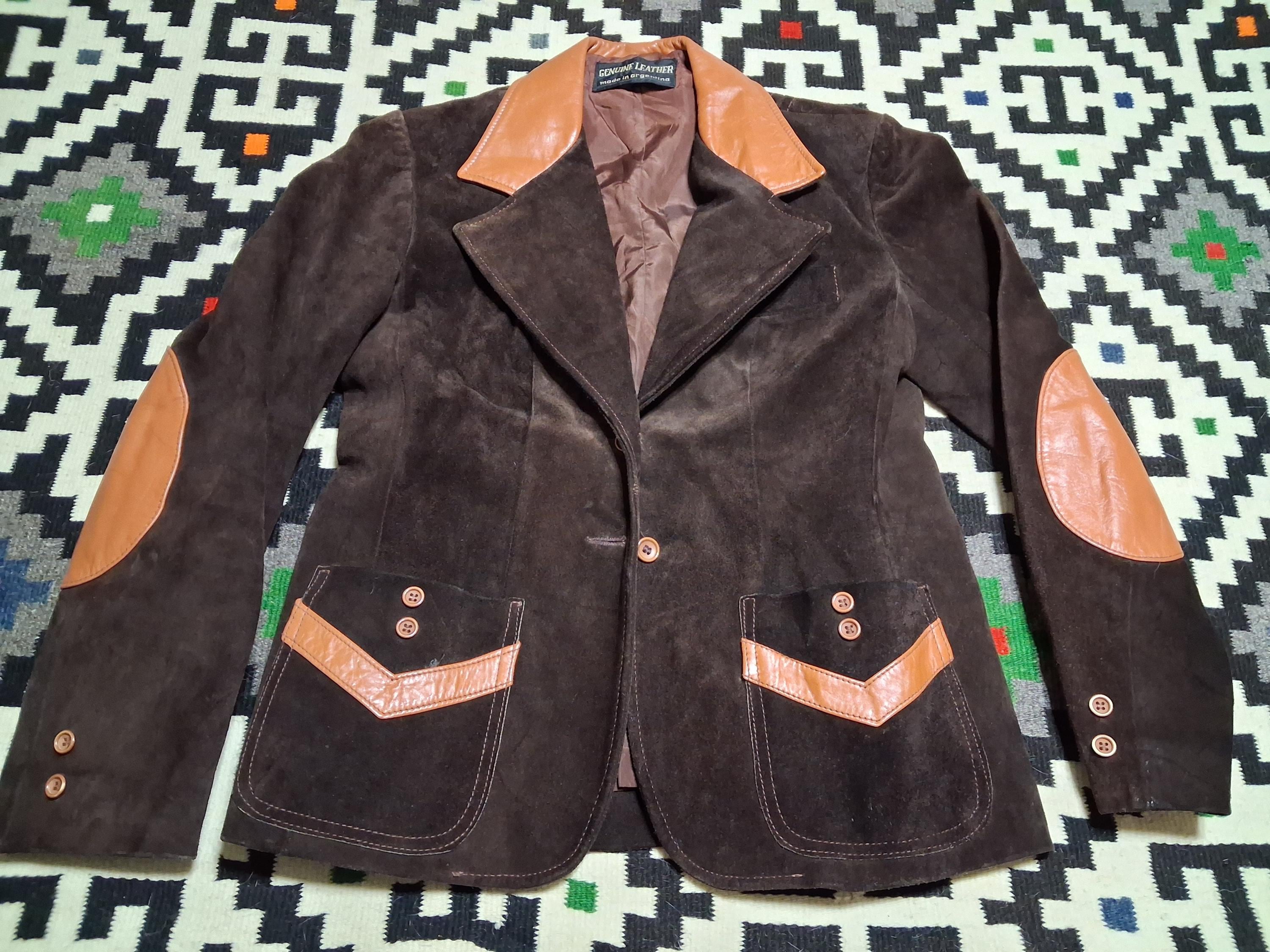 Chaps Ralph Lauren 44/46XL Beige Noir Pied-de-Poule Laine Tweed Sport Manteau