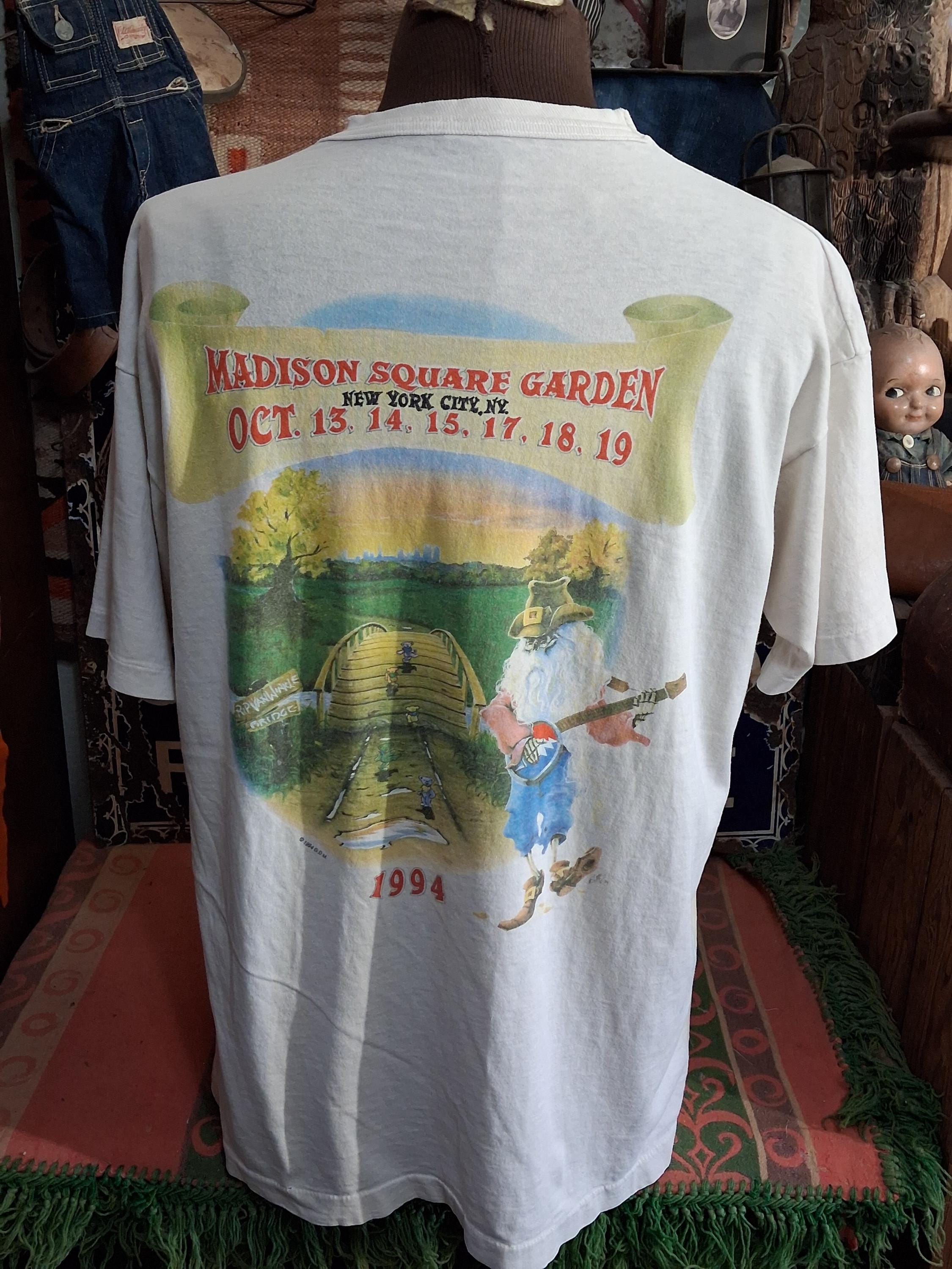 Vintage 1995 Grateful Dead Madison Square Gardens NYC Rare Graphic ...
