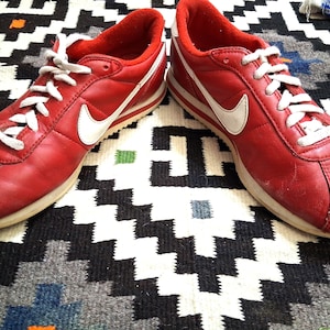 leather nike swoosh for sale