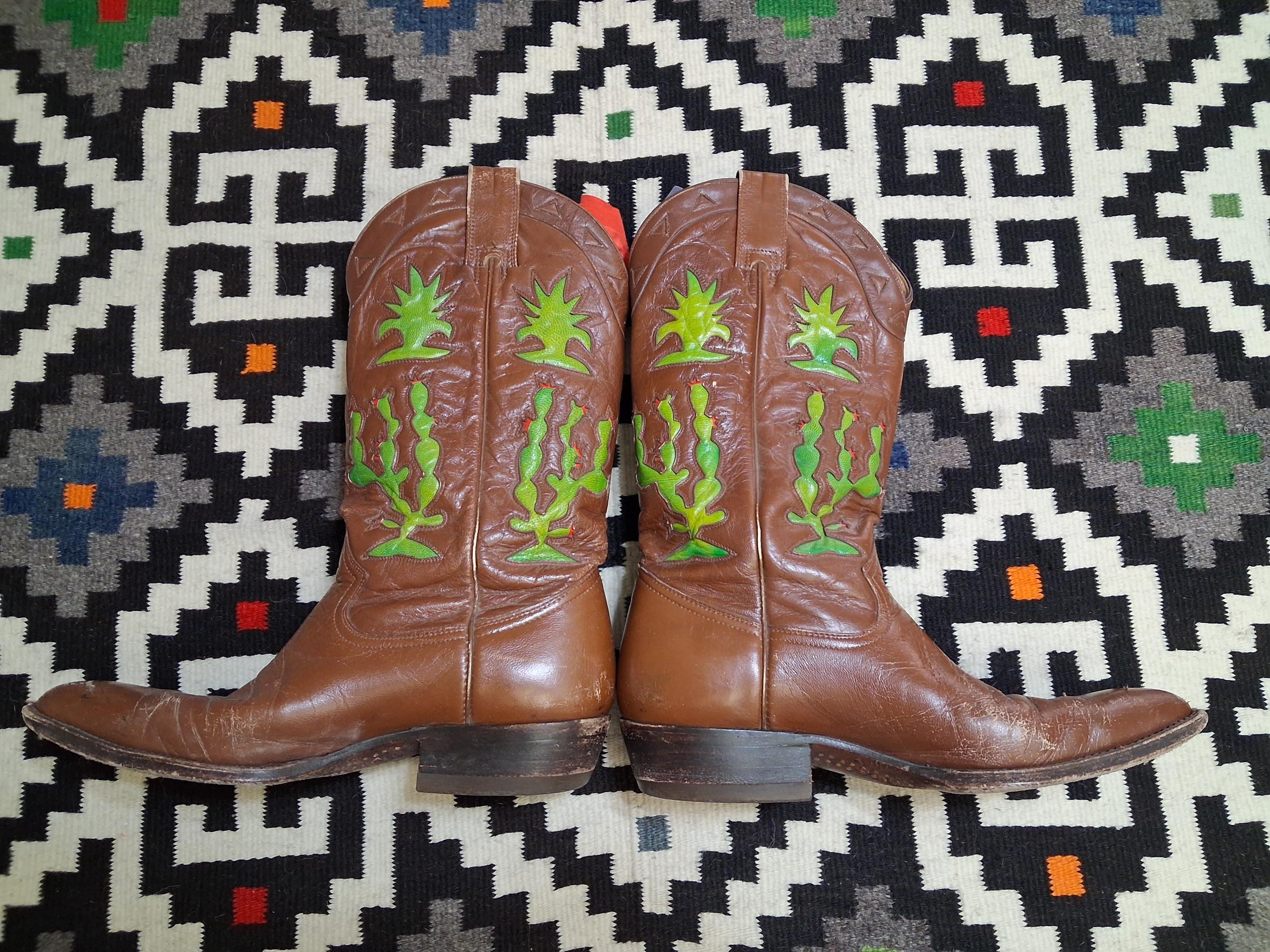 90s Cowboy Boots - Etsy Canada