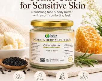 Crema naturale per l'eczema – Per pelli secche con olio di semi neri e rosmarino