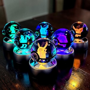Glass pokeball light - Etsy 日本