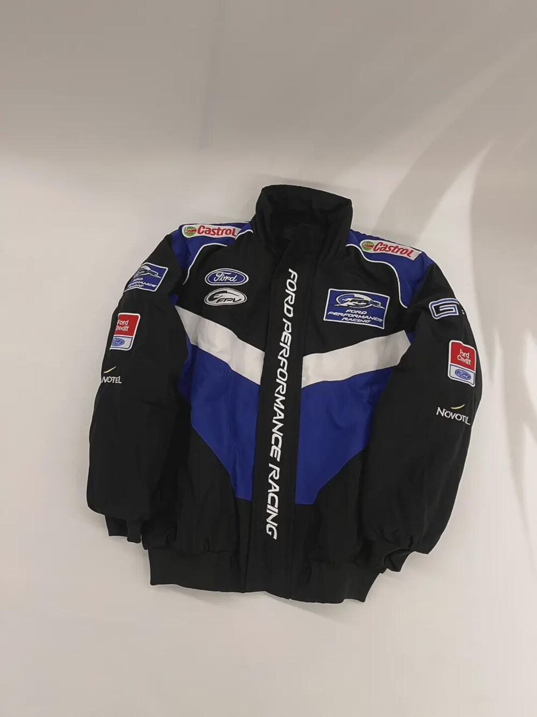 Vintage Ford Racing Jacket | Embroidered Motorsport Bomber Streetwear ...