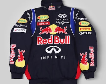 Vintage F1 Racing Jacket - Embroidered Motorsport Streetwear