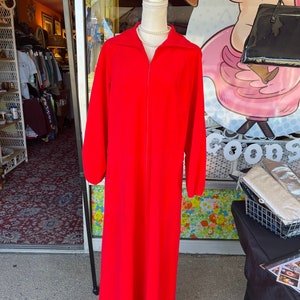 Vintage Red Vanity Fair Housecoat image 1