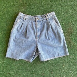 Shorts Vintage Liz Claiborne Liz Wear Light Denim High Waisted Size 6 Excellent Condition Etsy