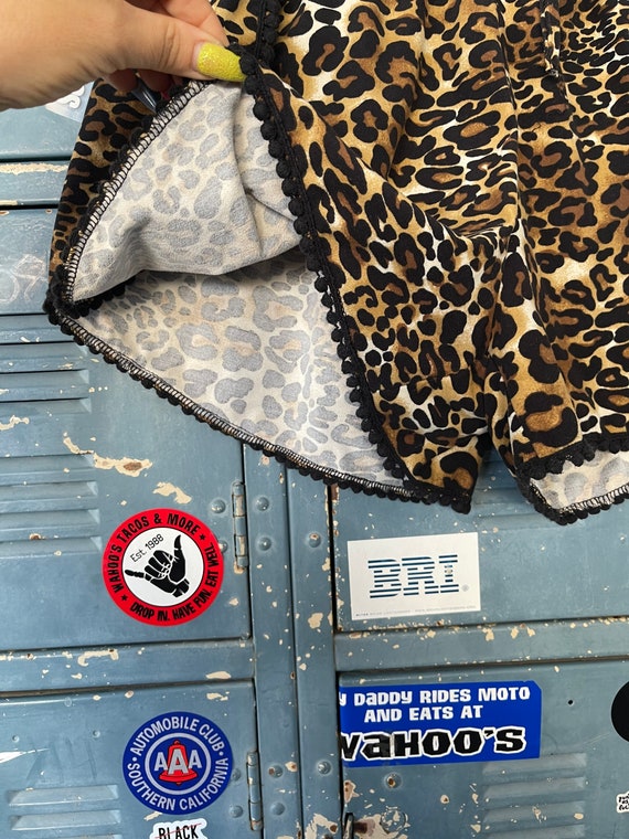 Y2K Soft Leopard Print Shorts, Leopard Booty Shor… - image 6