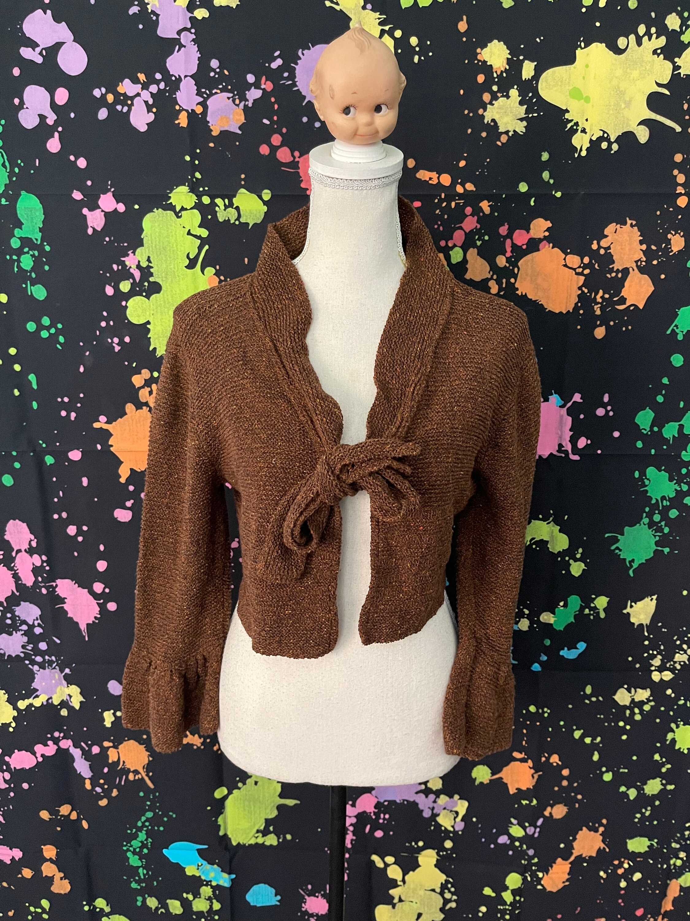 トップス 00s lgb back cross cardigan y2k 00s L.G.B. back cross