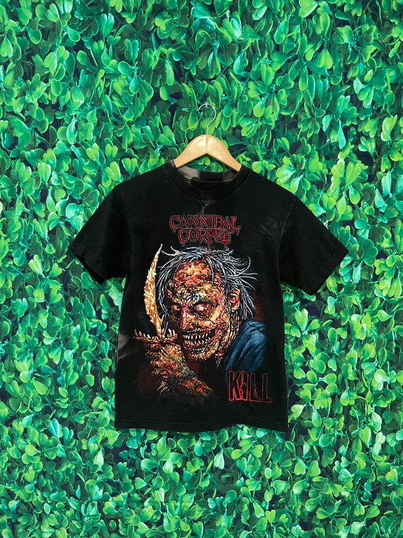 Vintage Bootleg Distressed Cannibal Corpse T shirt Unisex Size