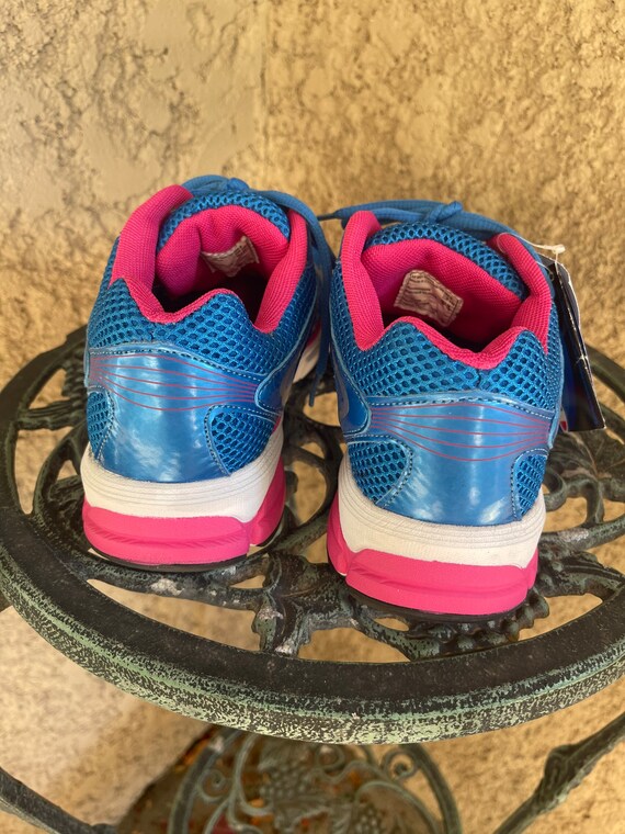 Vintage Champion Sneakers, Blue and Pink Sneakers… - image 7