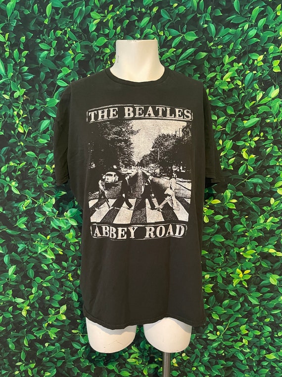 The Beatles Black Crew Neck T-shirt, Unisex Size 3