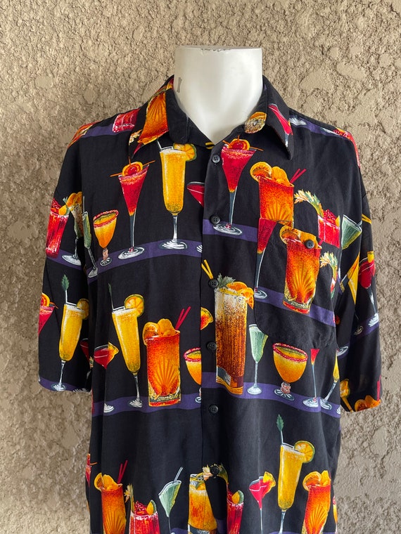 Vintage Monticerruti Cocktail Button-Up Hawaiian … - image 4