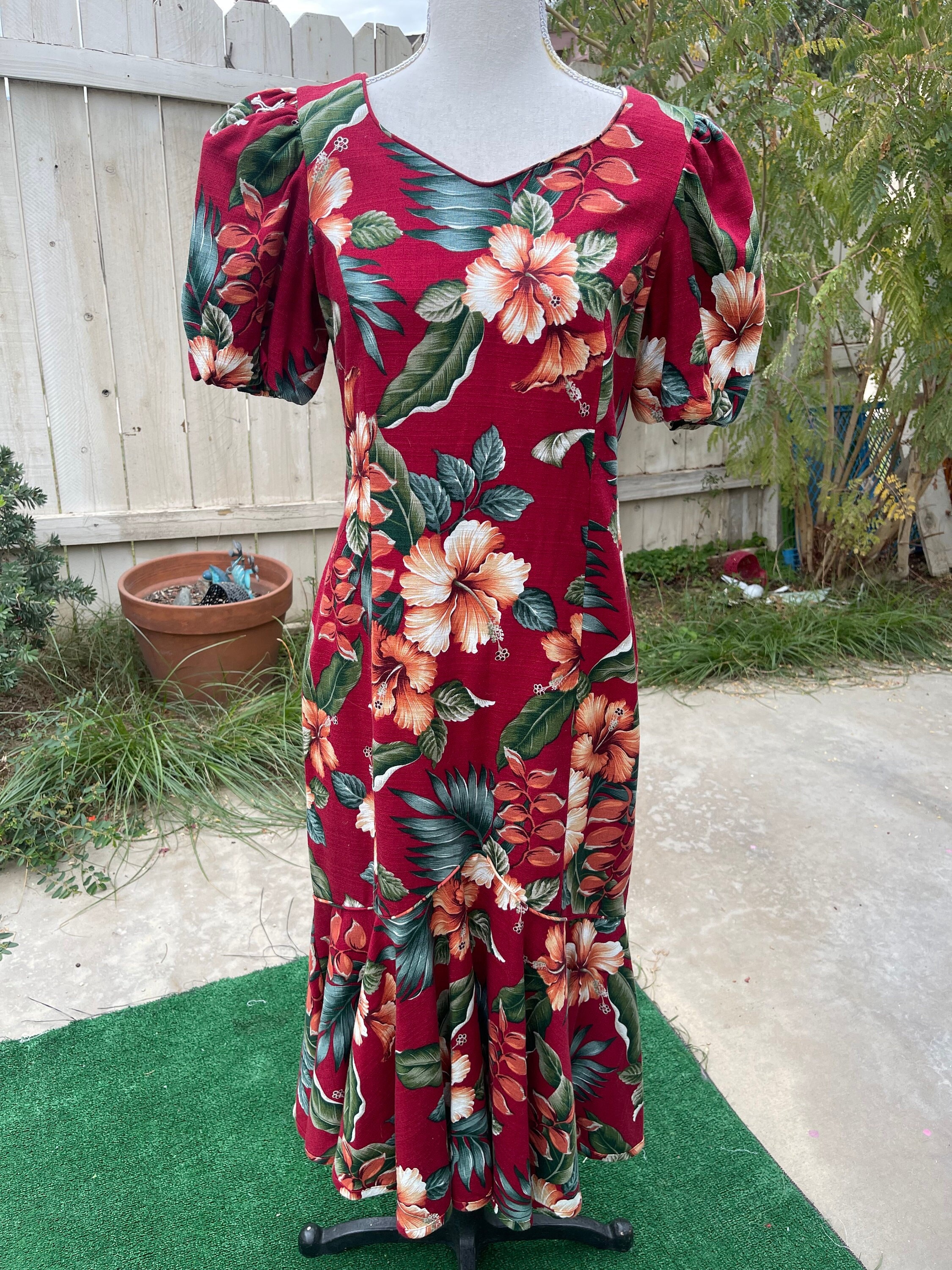 Vintage 1970s Hilo Hattie the Hawaiian Original Maxi Dress Hawaiian Dress Size Small Etsy Canada